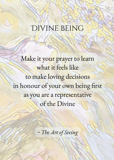 Divine being — from The Art of Seeing