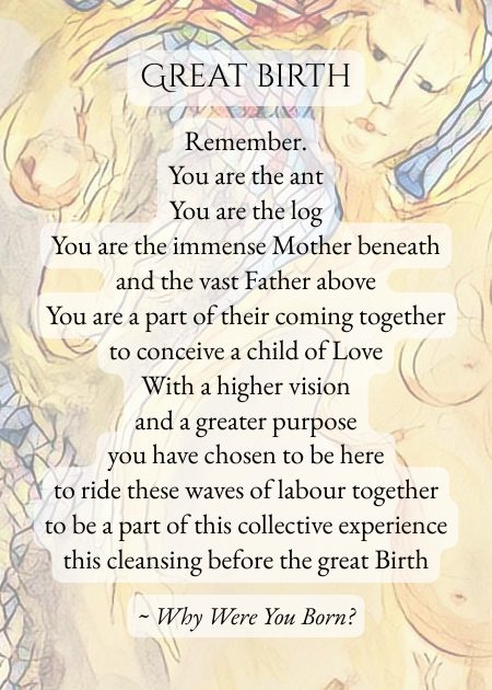 Great birth — from Why Were You Born?