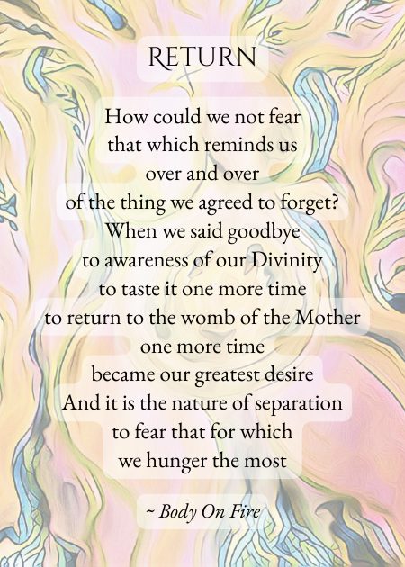 Return — from Body On Fire