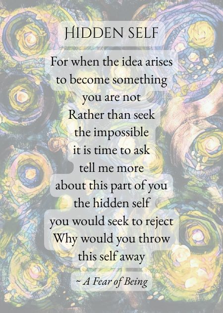 Hidden self — from A Fear of Being