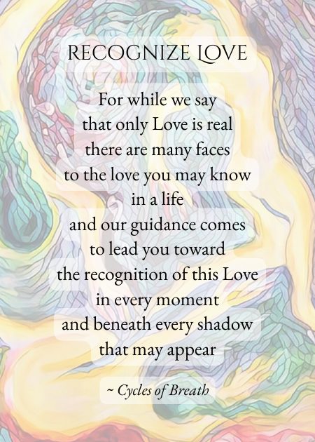 recognize Love — from Cycles of Breath