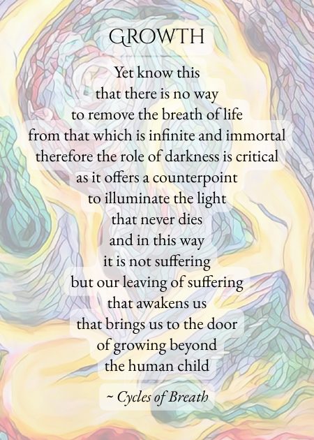 Growth — from Cycles of Breath