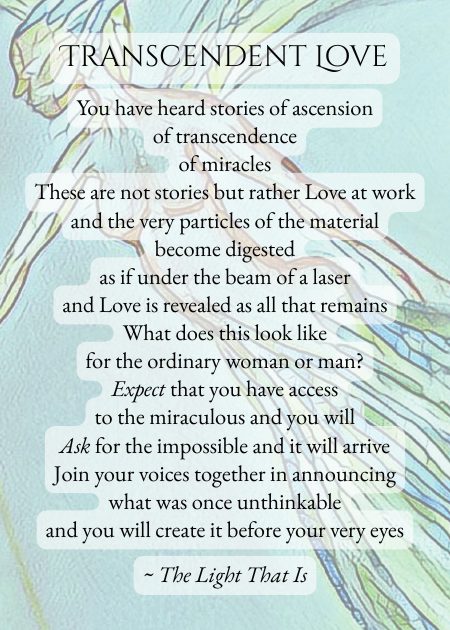 Transcendent Love — from The Light That Is