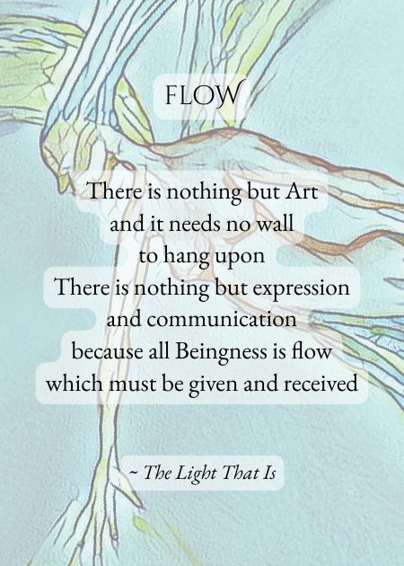 floW — from The Light That Is