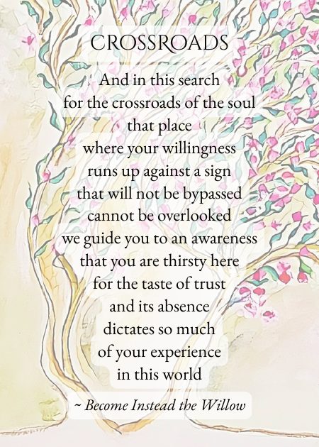crossRoads — from Become Instead the Willow