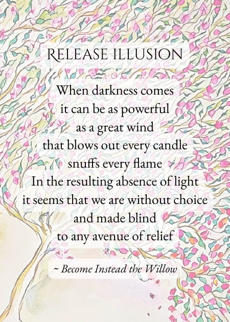 Release illusion — from Become Instead the Willow