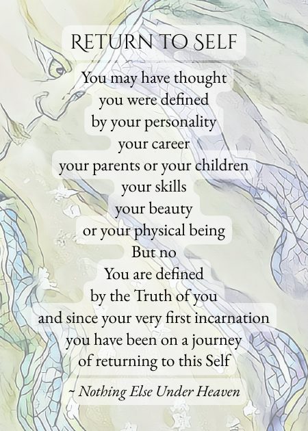 Return to Self — from Nothing Else Under Heaven
